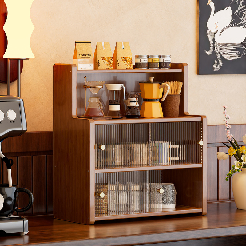 Cup Holder Storage Rack for Home Dining Table, Dust-Proof Cup Organizer, Desktop Dust-Proof Kitchen Daily Necessities Table Storage Cabinet