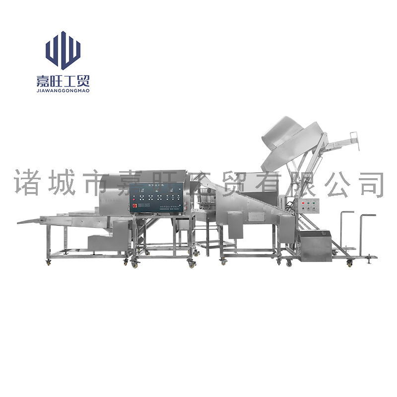专注生产食品上粉机裹粉机 鸡胸肉传送带上粉均匀 滚筒上粉机