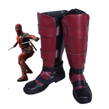 跨境欧美日漫 死侍 韦德·威尔逊 欧美二次元道具COS鞋