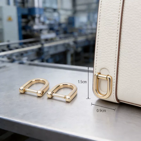 Bag Accessories Repair Metal Ring Buckle Detachable Screw Ring Buckle Women's Bag Side Clip Ring U-Shaped Hook Repair Buckle