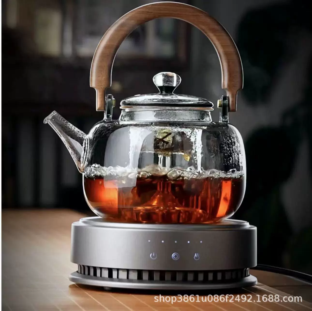 高硼硅玻璃茶壶大容量星空提梁壶围炉煮茶蒸煮一体泡茶壶可电陶炉
