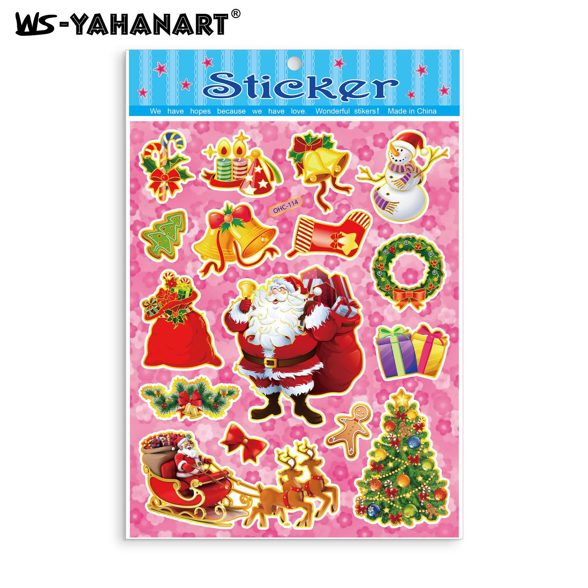 Pegatinas de Sellado DIY Navideñas de Papel para Navidad