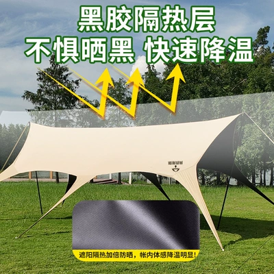 Outdoor Swallowtail Canopy Sunshade, Windproof Avtomobil yan çətirləri