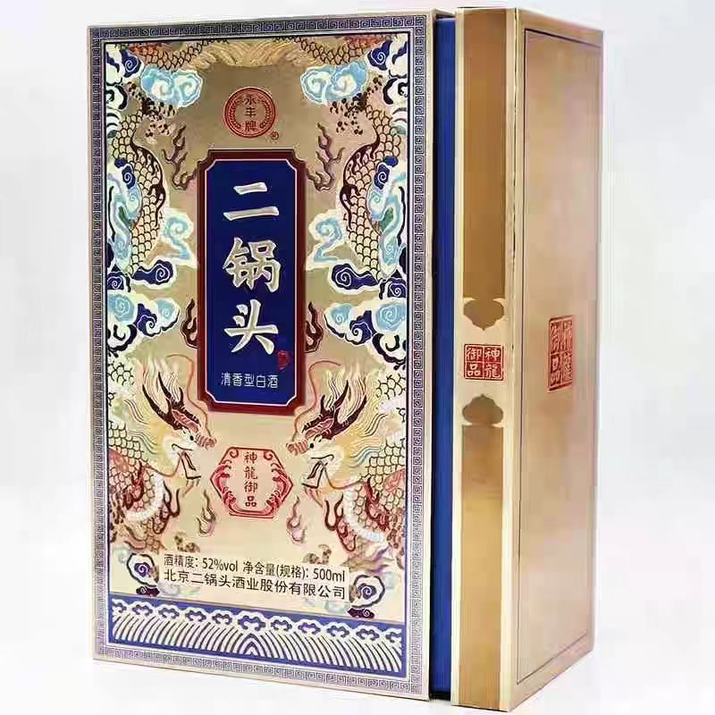 [白酒批发]永丰北京二锅头神龙御品52度清香型盒装整箱500ML*6瓶|undefined