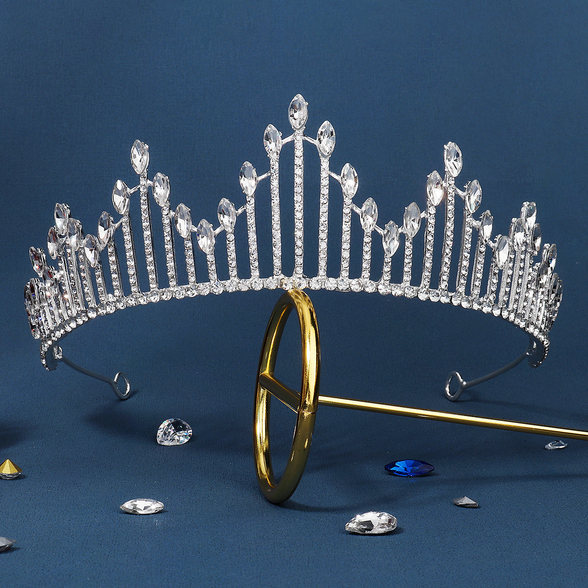 Fashion Crown Rhinestone Inlay Rhinestones 1 Piece