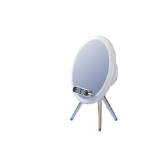 新款智能蓝牙音箱无线充家居LED灯无线小音响手机支架电脑插卡时