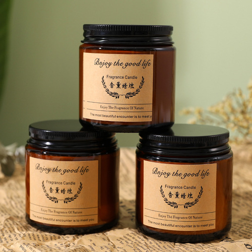 New DIY handmade soy wax scented candle smokeless romantic scented candle gift cup wax manufacturer wholesale