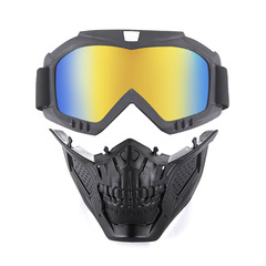 New devil mask motorcycle goggles racing off-road goggles helmet lottery anonymous prize mask