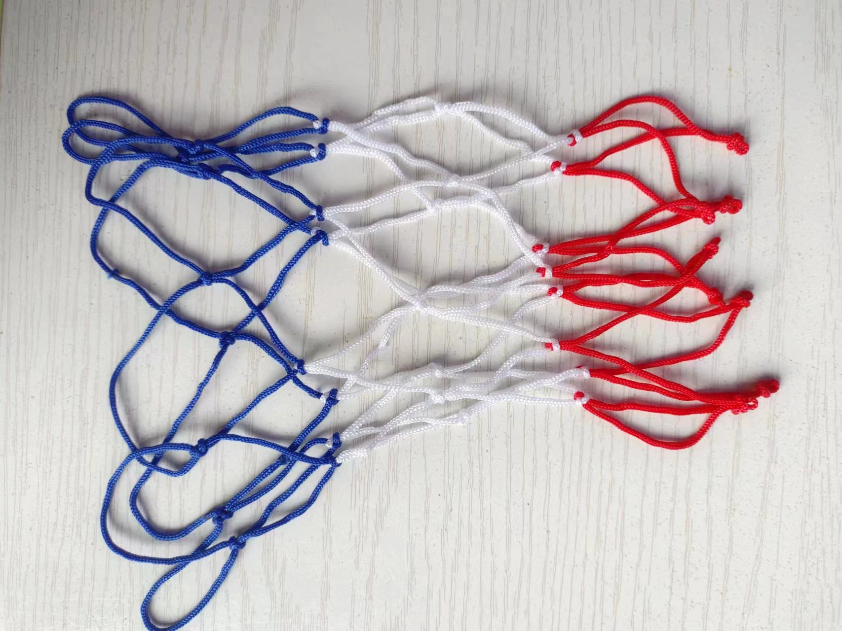 Красный, белый и синий трехцветный ручной работы смелый Карманный Мяч Портативный Баскетбол Футбол все виды мячей Чистый Карманный сетчатый мешок производитель