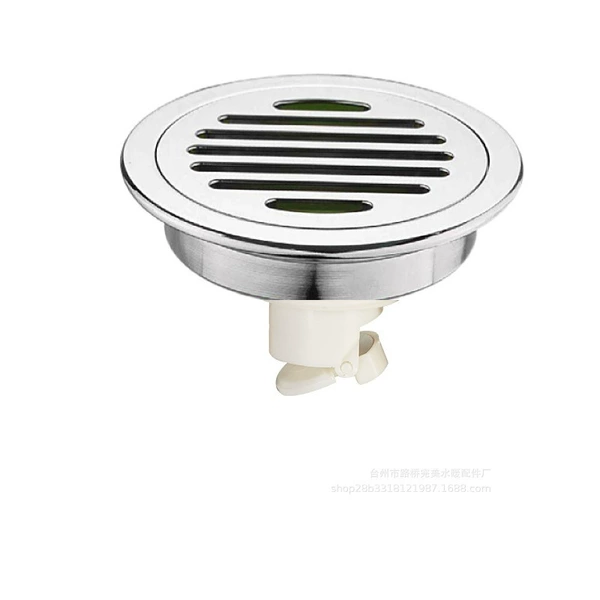7868-A full copper chrome-plated round floor drain (small mouth flippalent