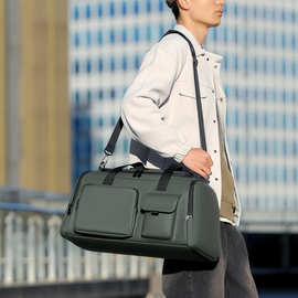 短途旅行包男生大容量出差旅行袋手提行李包独立鞋仓健身包运动包