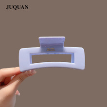 新款彩色抓夹女高级感后脑勺头饰大号发量多盘发鲨鱼夹子发卡