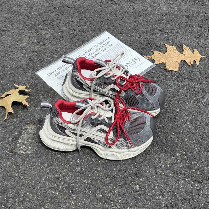 厚底轻便防滑老爹鞋女2025新款秋款女款鞋子女爆款软底不累脚百搭|undefined
