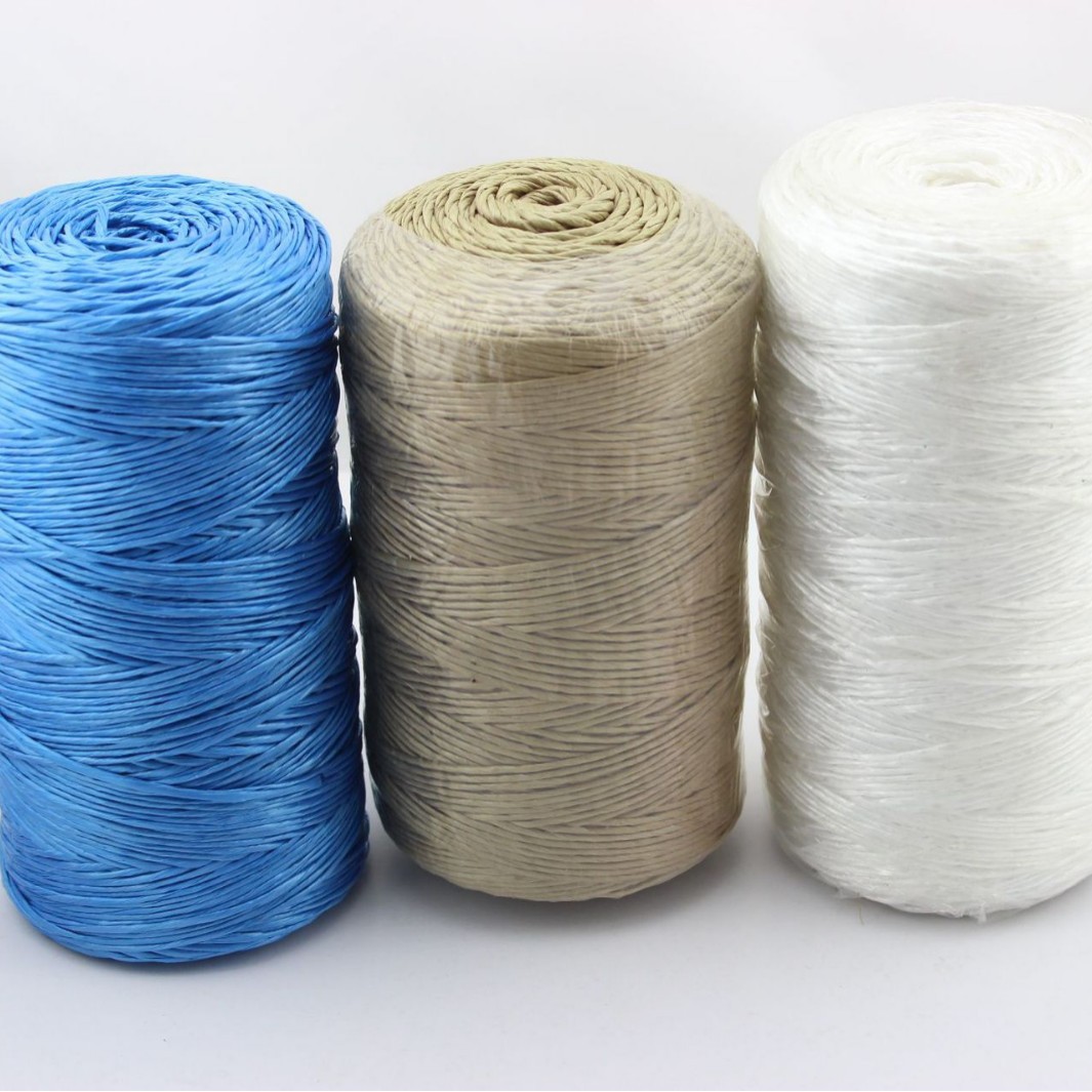 厂家供应PP聚丙烯捆扎绳大棚用绳撕裂膜线香蕉捆扎绳牧草绳