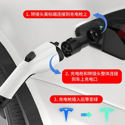EV şarj adapterləri Energy Electric Vehicles, American Standard