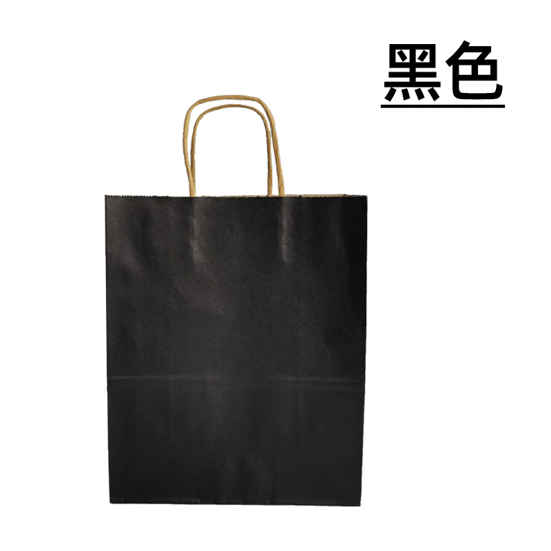 Regalo de bolso de papel Kraft Embalaje DE ALTO aspecto Tienda de ropa Embalaje de café Almacenamiento de embalaje Caja de regalo Bolsa al por mayor personalizado