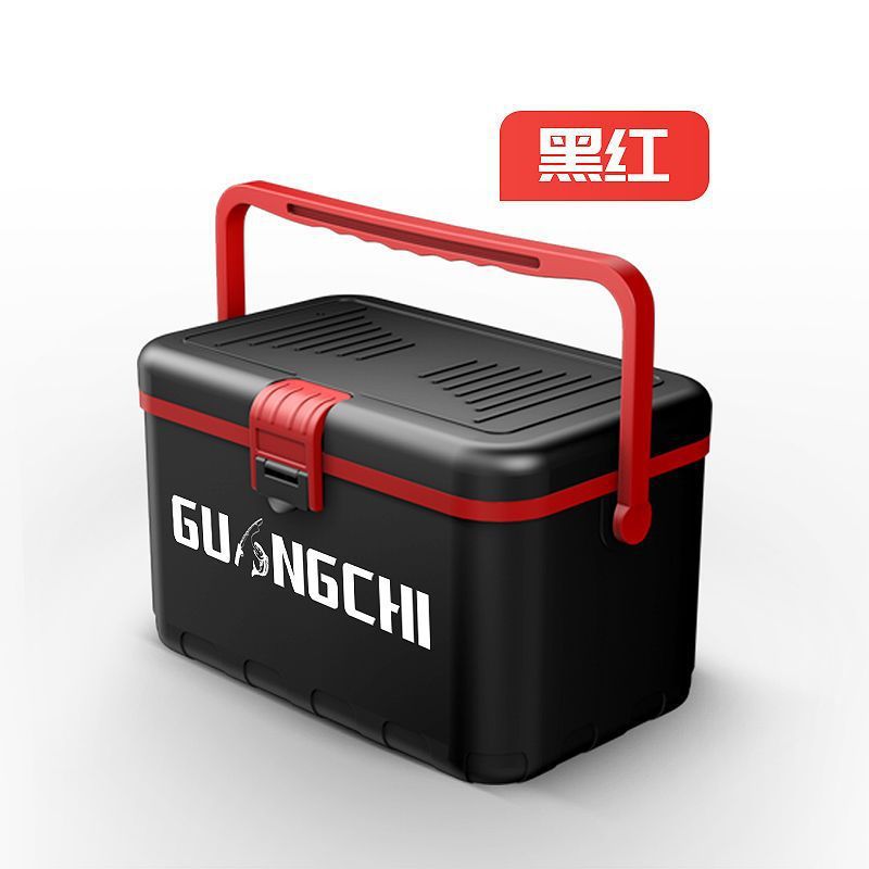 Caja de pesca ultra pequeña caja de camarón con bomba de oxígeno caja de camarón 10L ultra ligera