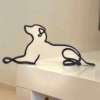 Cross -border new product METAL DOG PROCESS dog personalized animal metal sculpture ornaments