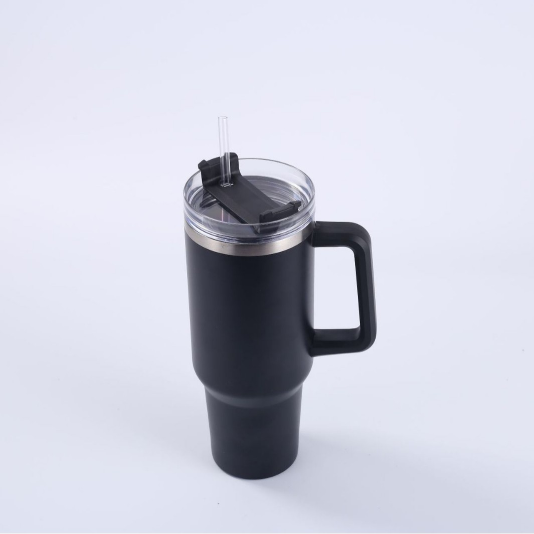 Transfronterizo dedicado 40oz mango taza de hielo calentador de taza de coche generación 304 acero inoxidable aislado mango frío taza de coche