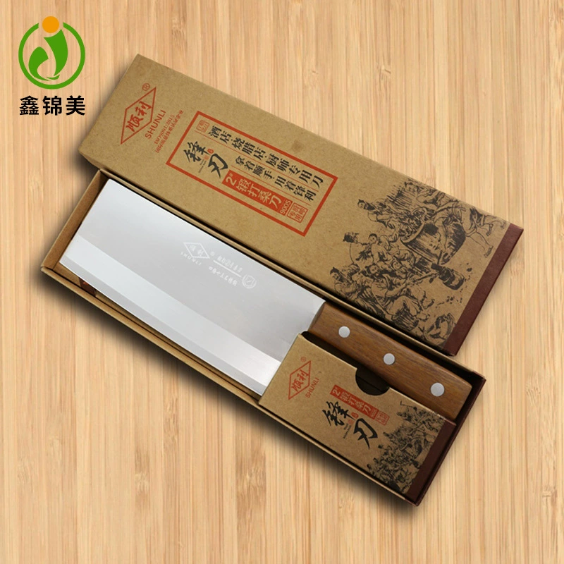 Хунань гладкий 9005 наследство кованого ремесла домашнее гостиница кухня 4Cr13 розовая деревянная ручка