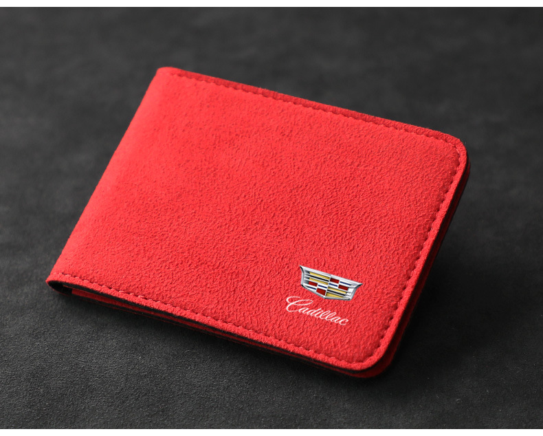 Suitable for Cadillac XT5 XT4 CT5 CT4 ATSL suede driver's license bag driving license protective cover