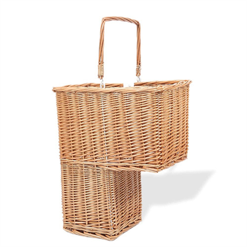 Escaleras de madera transfronterizas personalizadas estera de bambú hecha a mano tejida cesta