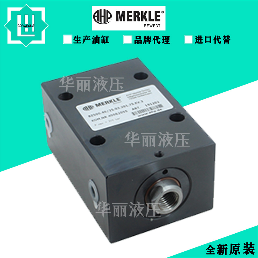 MERKLE默克尔 薄型油缸 方形液压缸 BZ_500.32/20.77.201.50.V