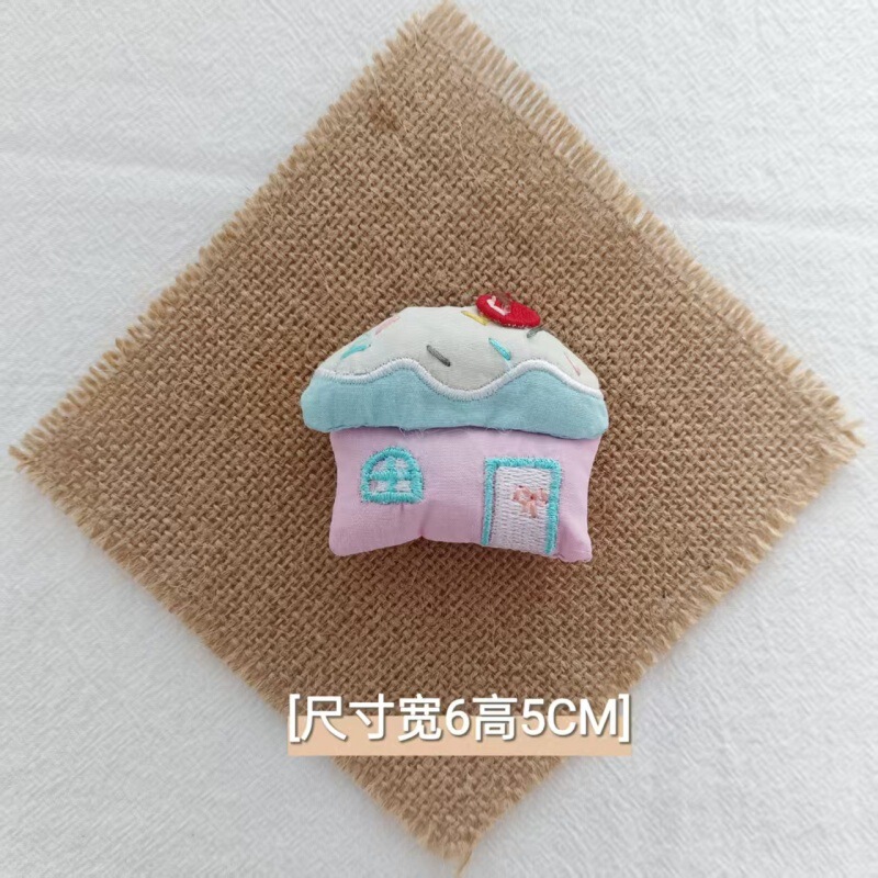 韓国版の新しい子供の漫画生地コサージュ小動物ブローチ甘くてかわいいクマウサギ綿入りアクセサリー女性用|undefined