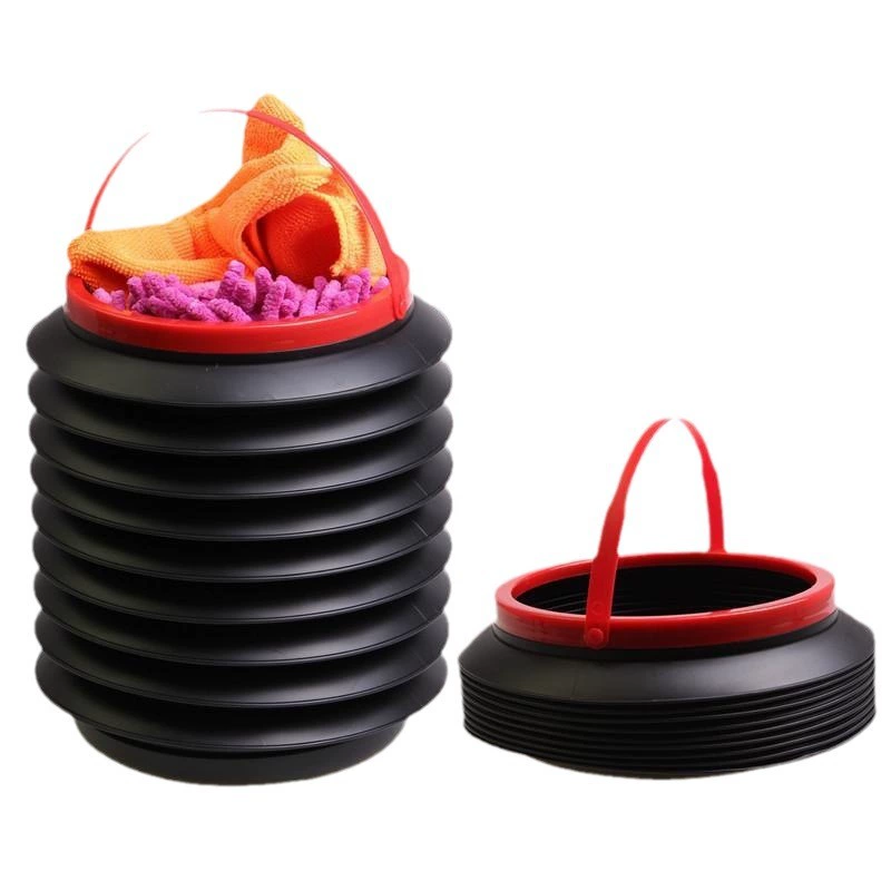 Universal bucket, garbage can for car, plastic creative storage system for picnic