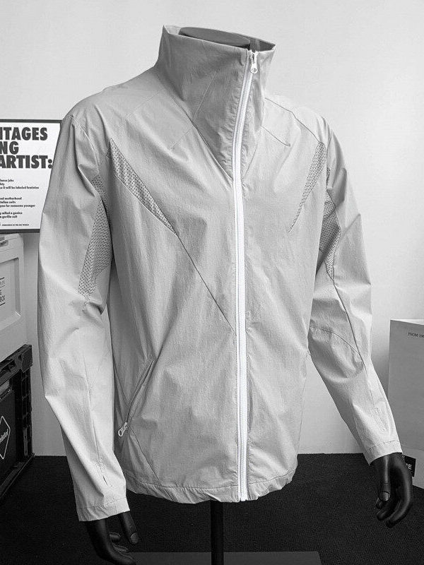 アメリカのトレンディなブランドメッシュ速乾性日焼け止め服メンズ夏薄いデザインニッチルーズカジュアルトップジャケット|undefined