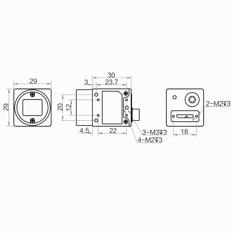 海康工業カメラ500万画素網口面陣カメラMV-CA050-10GM機械視覚自動化|undefined