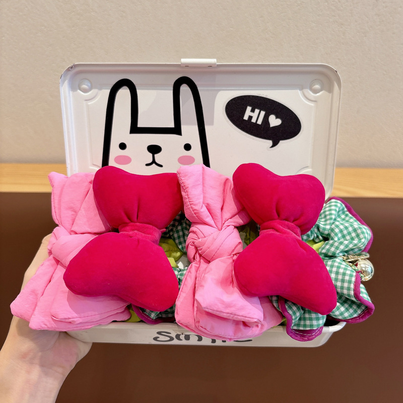 Fugitivo princesa berry arco para niños anillo de cabello coreano diseño de contraste de color para niñas cuerdas de cabeza dulce correa de cabello