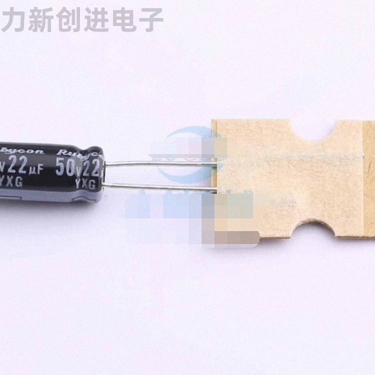 50YXG22MEFCT15X11描述22uF 50V电解电容器
