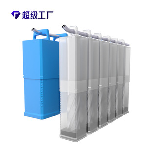 Transparent square telescopic box with hook CNC cutter plastic packaging box drill bit PP cutter bar box
