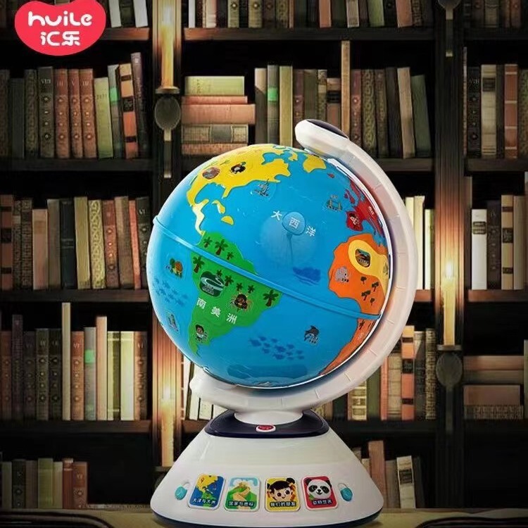Huile 3D Stereo Floating Point-Reading Ar Intelligent Voice Globe Earth Science Exploration Science Education Globe