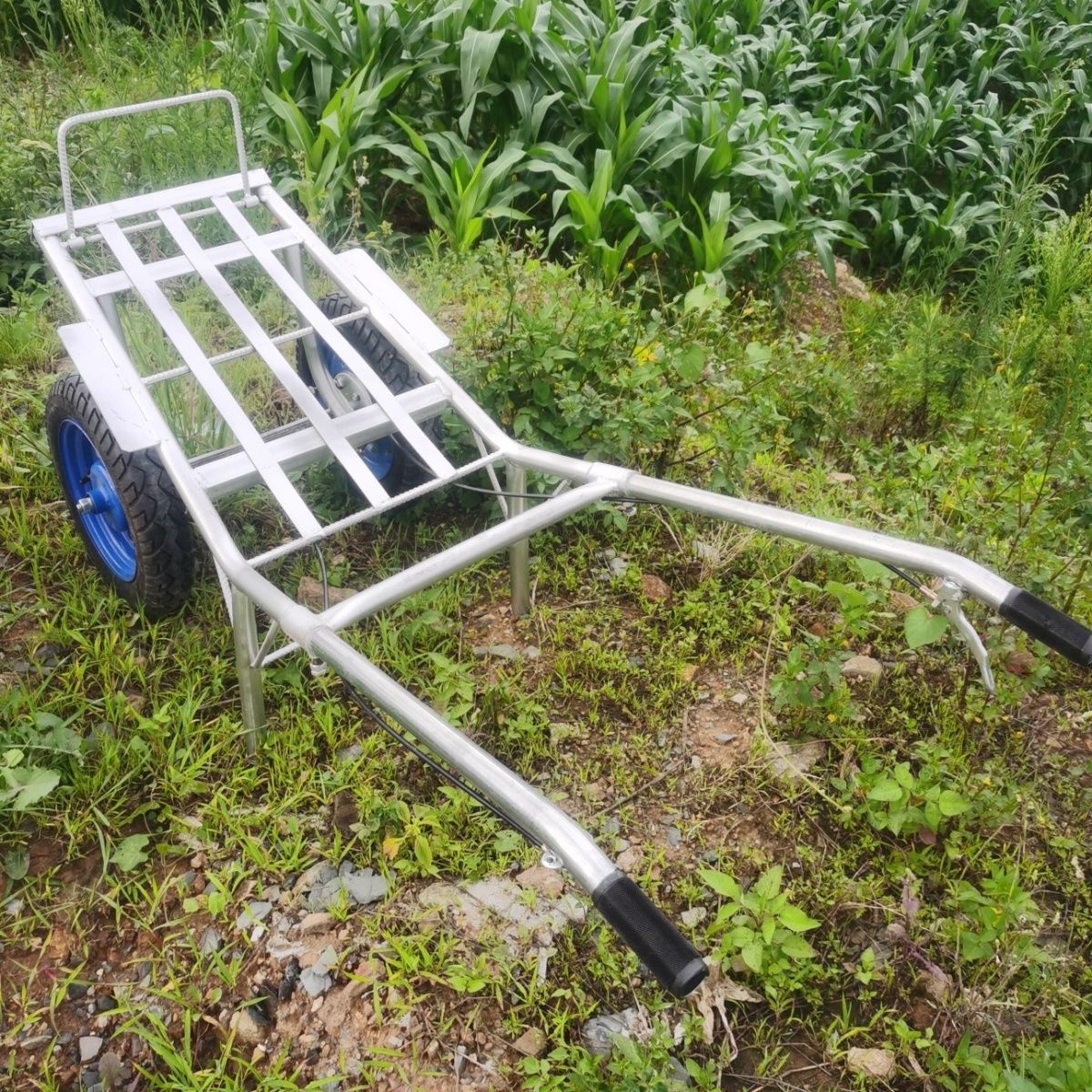 带刹车农用手推车鸡公车双轮车老虎车小推车装修水泥沙石搬运车