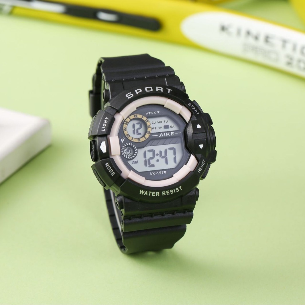 Ins Unicorn College Wind Watch estudiante resistente al agua anti-caída reloj electrónico deportivo duradero reloj multifuncional luz nocturna