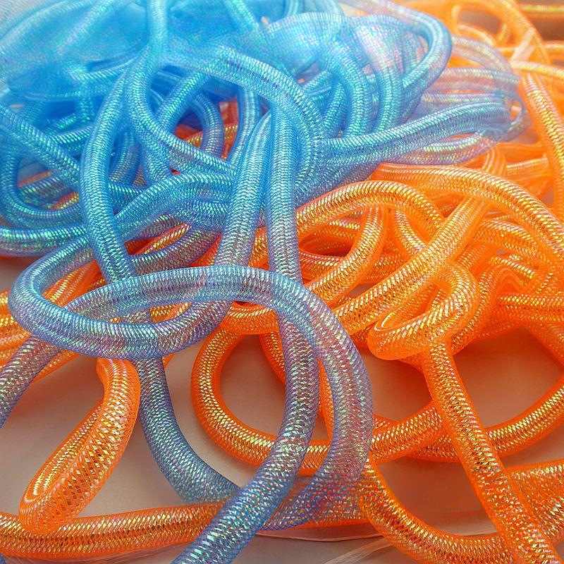 모델링 그물 관리 그물 천 매직 컬러 머리 장식 속이 빈 소재 꼬인 탄성 액세서리 그물 원사 수동 탄성 기타