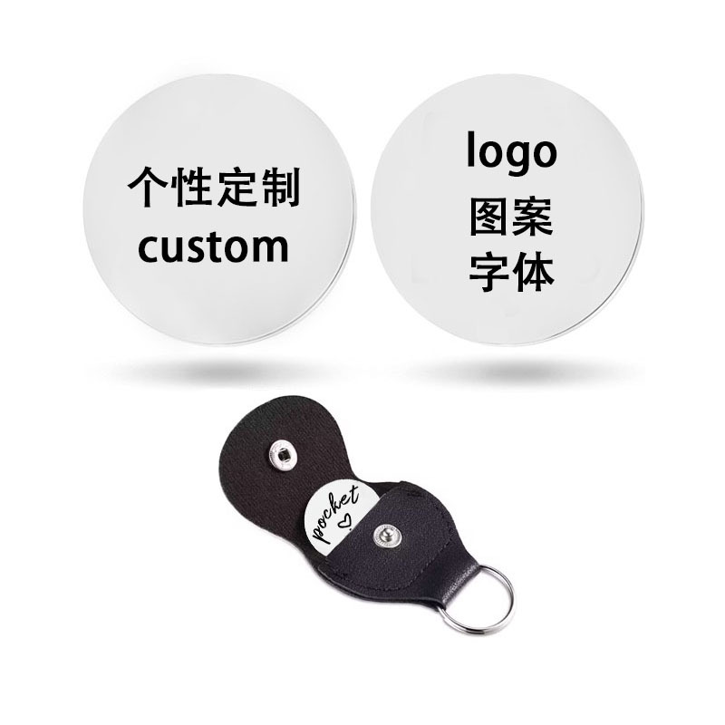 Bolsillo abrazo letras llavero personalizado redondo marca acero inoxidable metal accesorios padre regalo