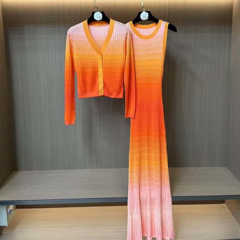 Summer orange trousers sleevless