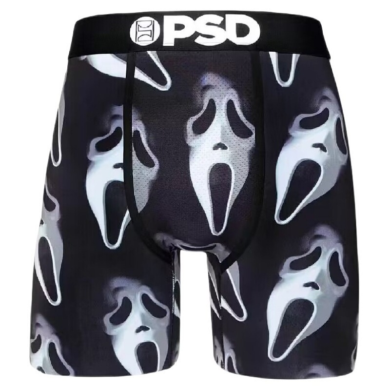 Psd Men's Ice Silk Boxer Briefs with Cartoon Print, Quick-Dry Sports Underwear, New Summer Trendy Shorts Psd Men's Ice Silk Boxer Briefs with Cartoon Print, Quick-Dry Sports Underwear, New Summer Trendy Shorts