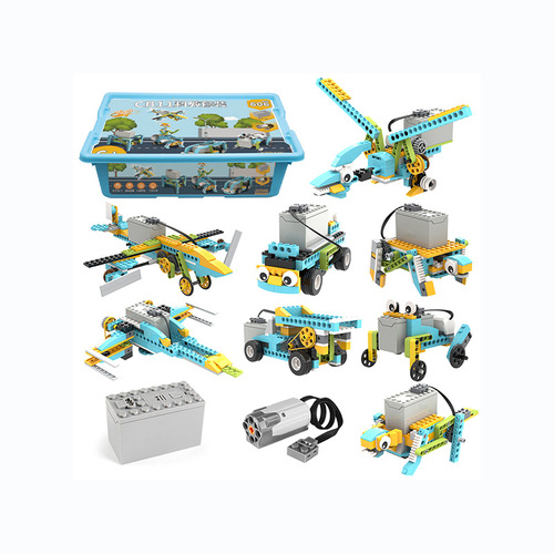 Compatible with Lego small bricks children's toys versatile electric assembly blocks thinking and intelligence training for 5-6 year old boys