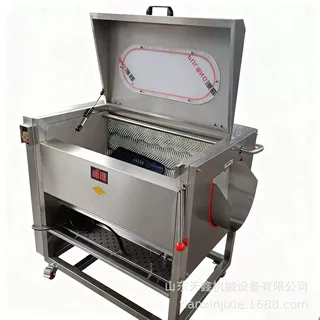 定制毛刷清洗机毛辊清洗机辊刷清洗机不锈钢清洗机清洗果蔬海鲜中
