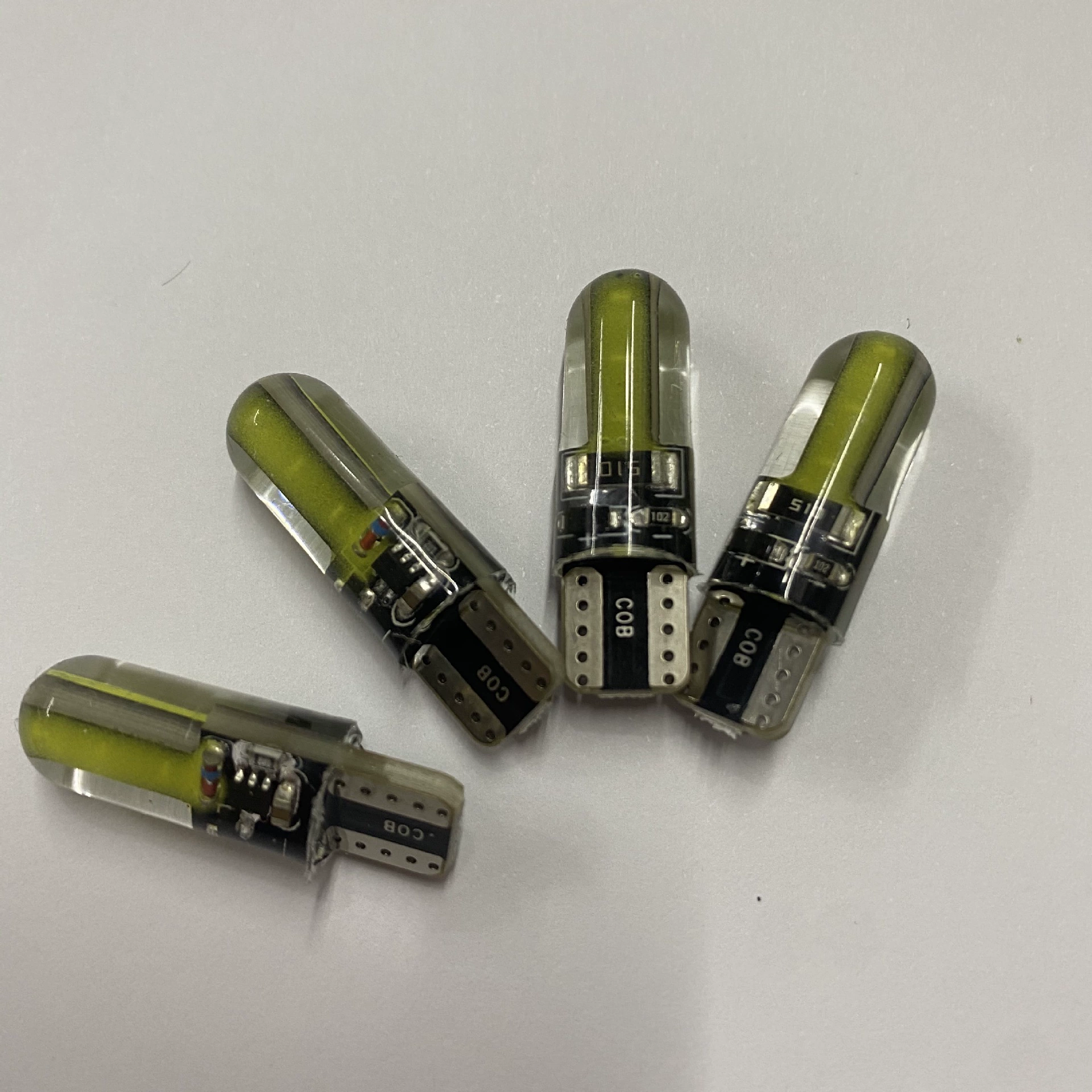 Автомобильная LED-лампа-лампа-фонарик T10 COB ярко-светящийся силиконовый фонарь для мотоцикла демонстрационные фонари для езды