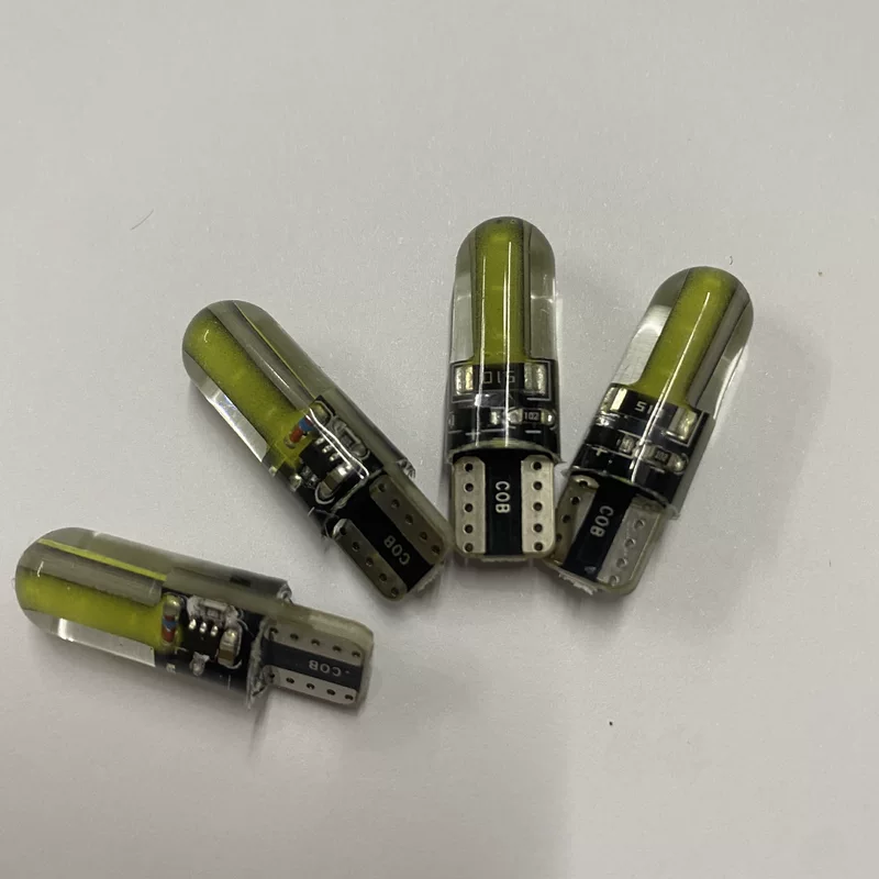 Автомобильная LED-лампа-лампа-фонарик T10 COB ярко-светящийся силиконовый фонарь для мотоцикла демонстрационные фонари для езды