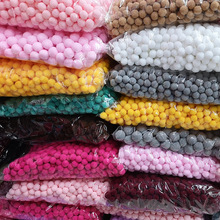 1/1.5/2/2.5/3CM涤纶高弹彩色毛毛球 糖果色小毛DIY手工配件