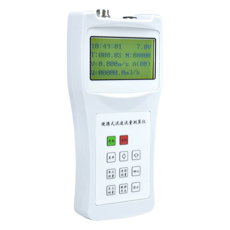 Портативный расходомер, ручной измеритель скорости потока воды, портативный измеритель скорости и расхода потока, расходомер с прямым считыванием показаний