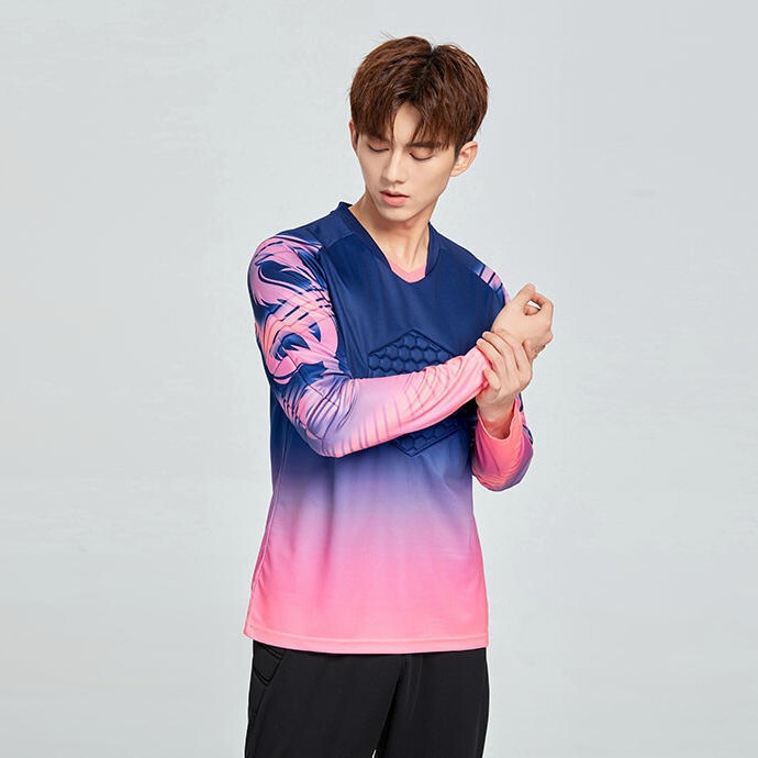 New Football Goalkeeper Uniform Set for Men, Long-Sleeved Goalkeeper Clothing, Football Match Training Uniform, Jersey New Football Goalkeeper Uniform Set for Men, Long-Sleeved Goalkeeper Clothing, Football Match Training Uniform, Jersey
