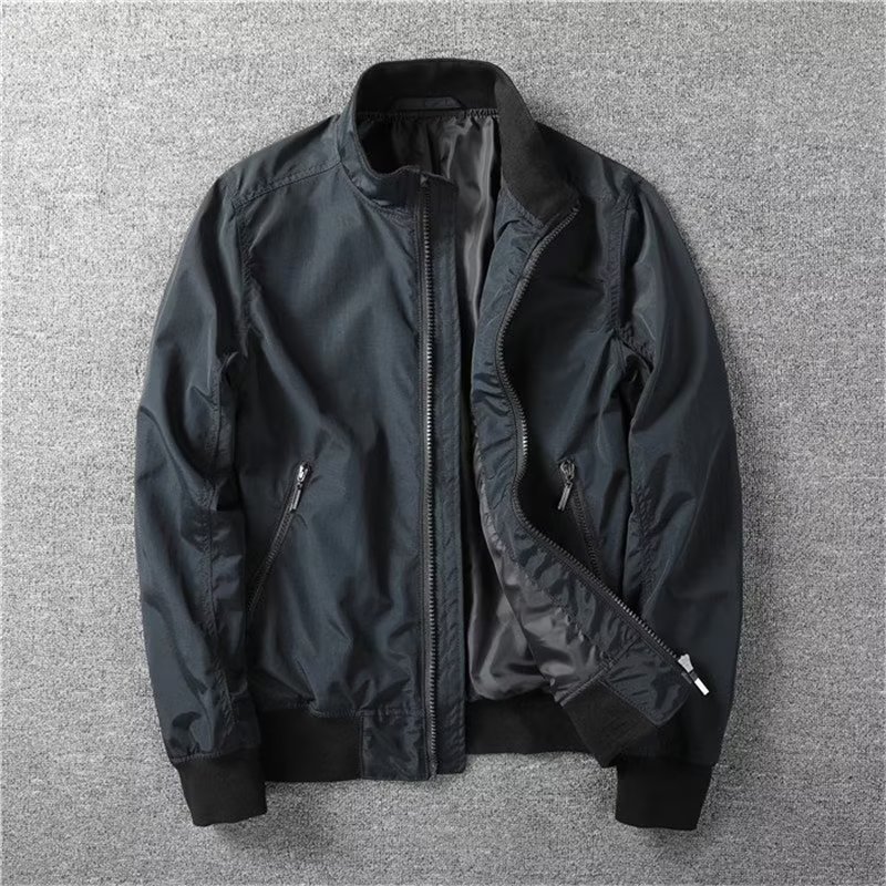2023 de moda chaqueta a juego de los hombres SLIM-Fit delgada primavera y otoño soporte collar chaqueta guapo abrigo de los hombres Nuevo