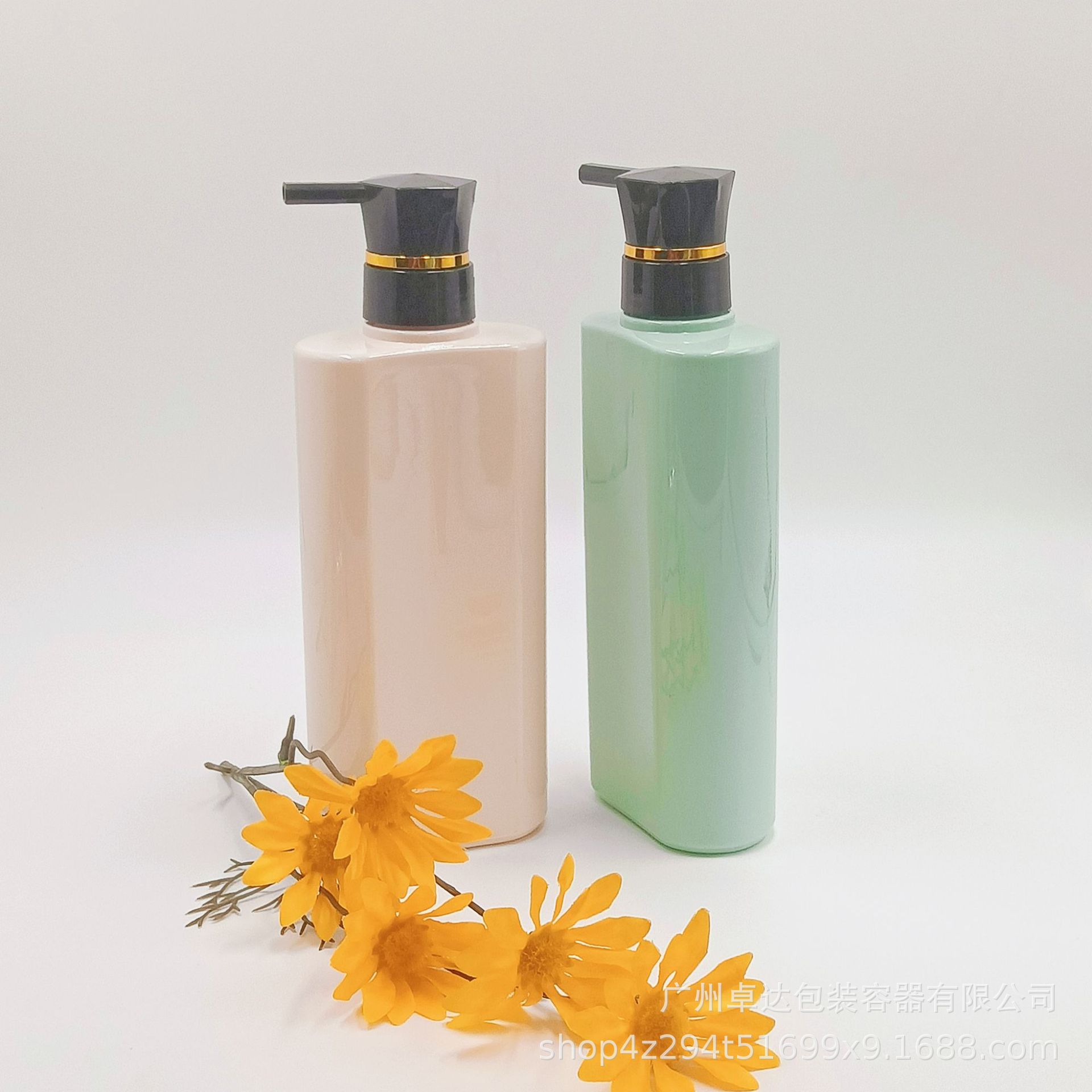 800ML大容量洗发水沐浴露护发素化妆品包装PET按压塑料瓶